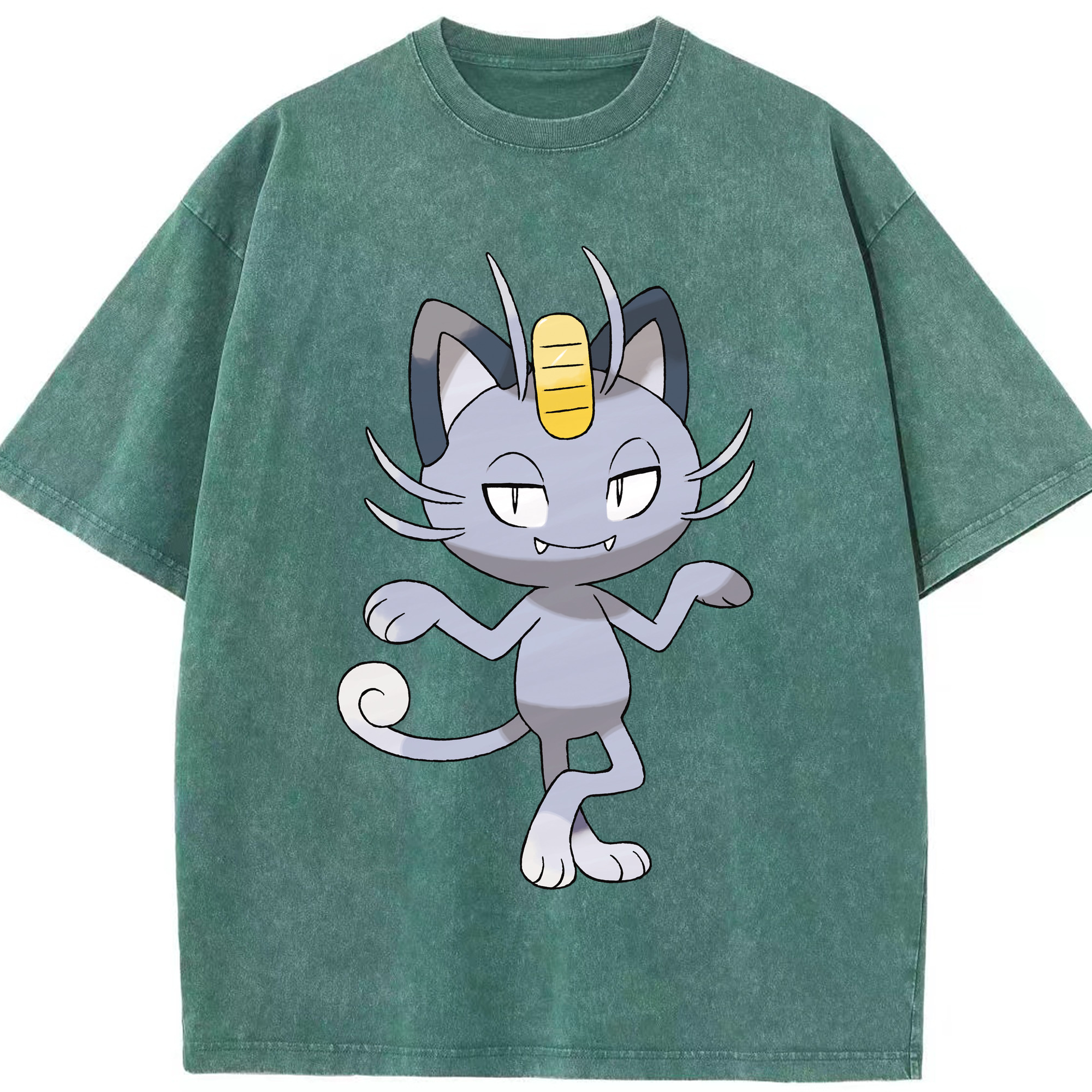 （画像用） ポケットモンスター Pokémon 綿100% ヴィンテージ風 半袖Tシャツ（フロントプリント）